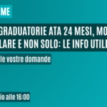 Tutorial Graduatorie ATA 24 mesi, modelli da compilare e non solo: le info utili. QUESTION TIME con Cozzolino. LIVE Lunedì 4 maggio alle 16:00