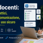 IA per docenti: un corso pratico per usare l’intelligenza artificiale per la didattica e la burocrazia. Dalle verifiche ai materiali didattici, dalle relazioni alla sicurezza