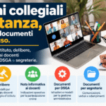 Organi collegiali a distanza, modelli: regolamento d’Istituto, delibere, nota informativa ai docenti + documenti per DSGA e segreterie