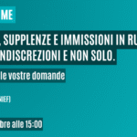Concorsi, supplenze e immissioni in ruolo, tra dati, indiscrezioni e non solo: facciamo il punto. QUESTION TIME con Cozzetto (ANIEF) LIVE Giovedì 15 ottobre alle 15:00